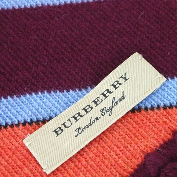 Authentic BURBERRY Scarf Wool etc. [Used] - Picture 7 of 9